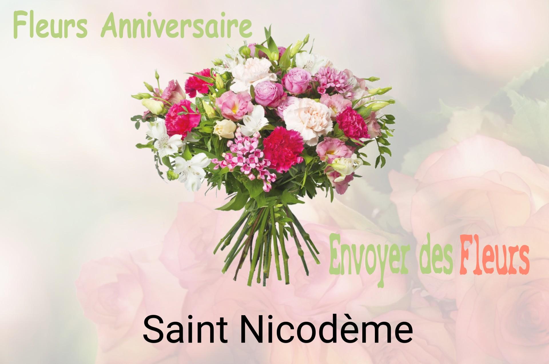 Bouquet de fleurs d’anniversaire livré à Saint-Nicodème